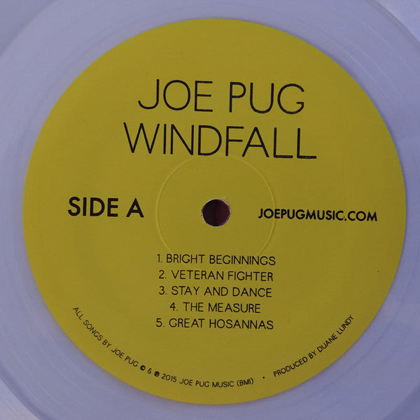 Joe Pug : Windfall (LP, Album, Ltd, Cle + CD, Album)