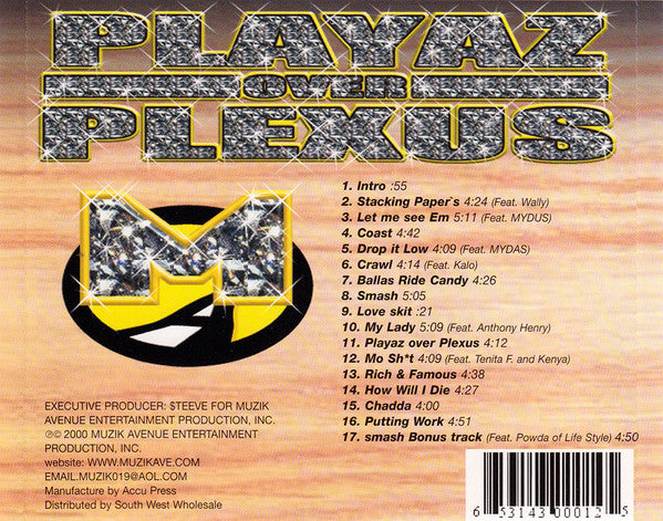 Already Riders : Playaz Over Plexus (CD, Album)