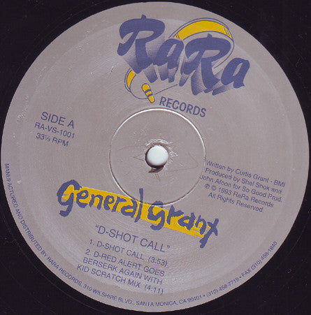General Grant : D-Shot Call (12")