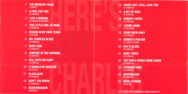 Ray Charles : Here's Ray Charles (CD, Comp)