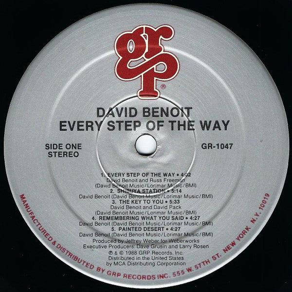 David Benoit : Every Step Of The Way (LP, Album, Spe)