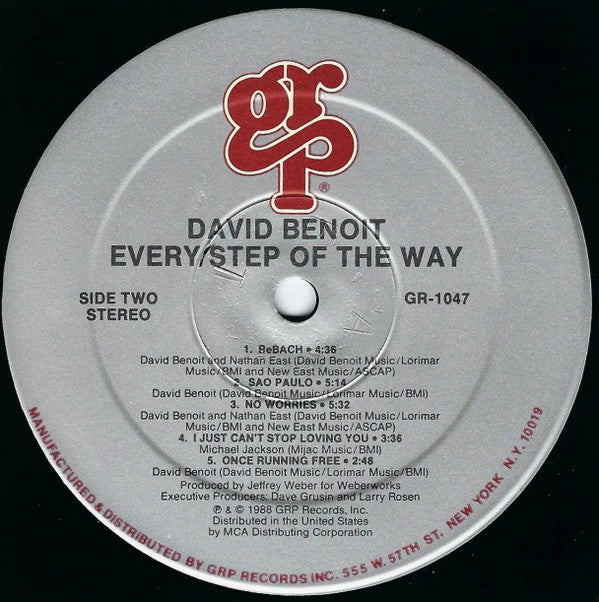 David Benoit : Every Step Of The Way (LP, Album, Spe)