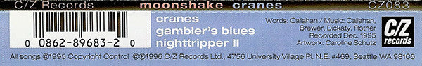 Moonshake : Cranes (CD, Single)