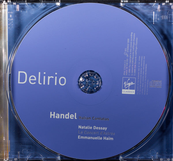 Georg Friedrich Händel - Natalie Dessay, Le Concert D'Astrée, Emmanuelle Haïm : Delirio (CD, Album)