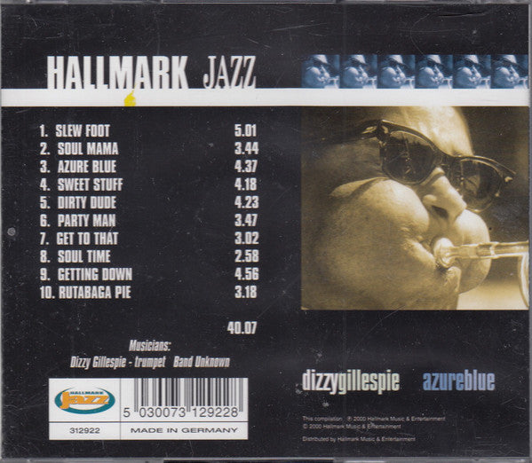 Dizzy Gillespie : Azure Blue (CD, Comp)