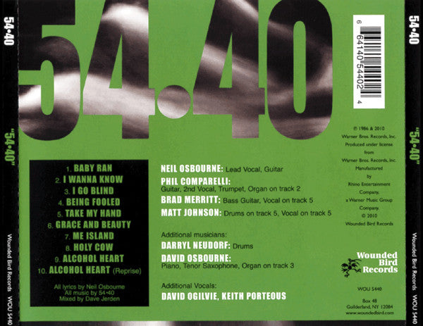 54-40 : 54-40 (CD, Album, RE)