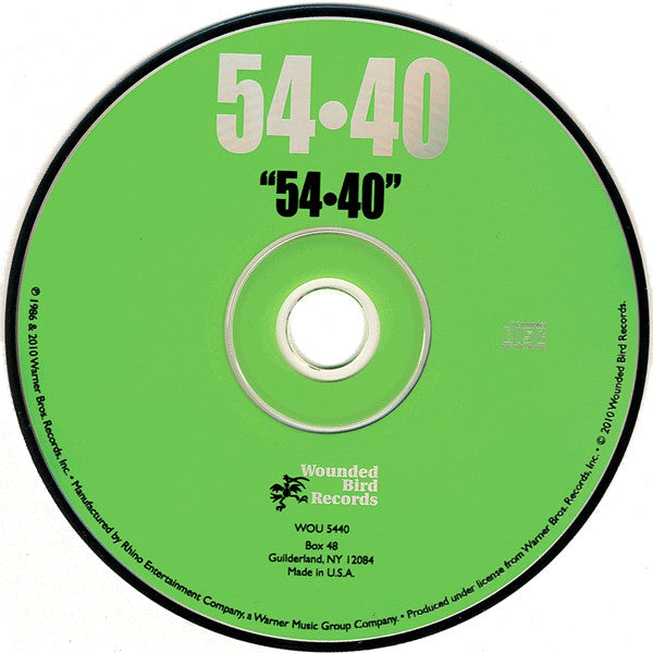 54-40 : 54-40 (CD, Album, RE)