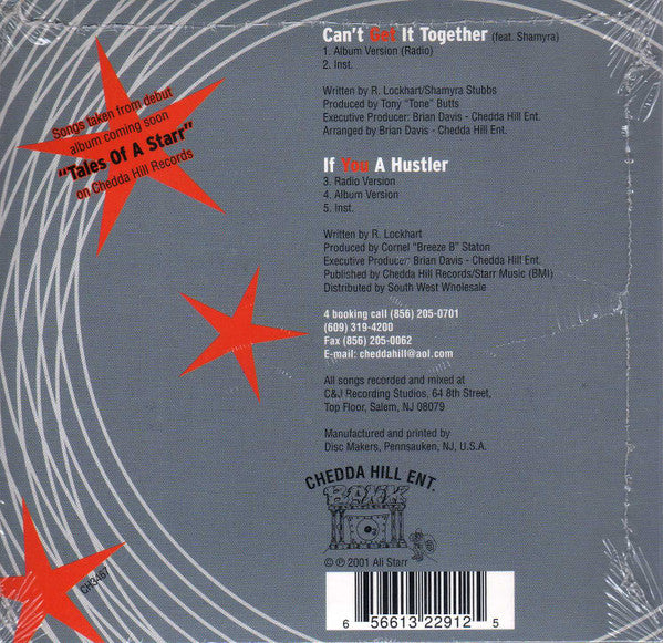 Ali Starr : Can't Get It Together (CD, Maxi, Car)