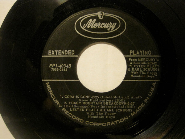 Lester Flatt & Earl Scruggs And The Foggy Mountain Boys* : Lester Flatt & Earl Scruggs And The Foggy Mountain  Boys (7", EP)
