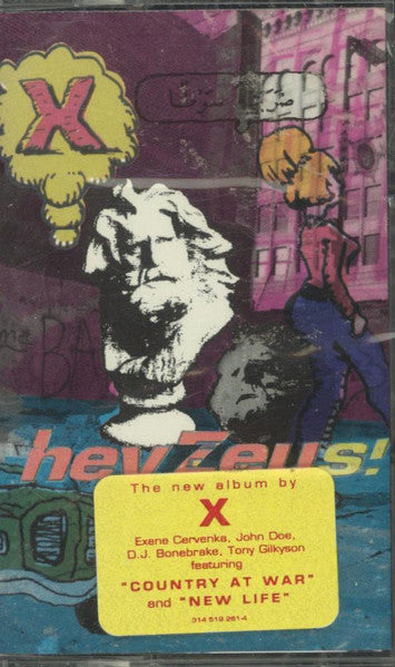 X (5) : Hey Zeus! (Cass, Album, CrO)