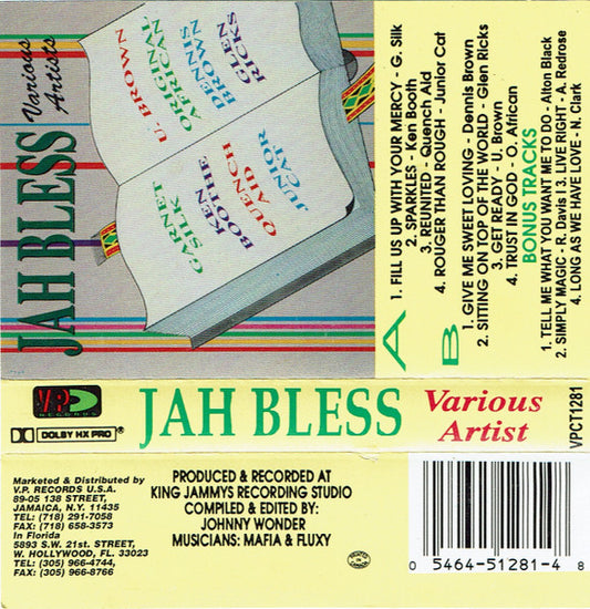 Various : Jah Bless (Cass, Comp)