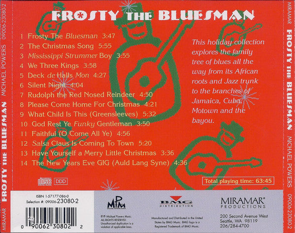 Michael Powers : Frosty The Bluesman (CD, Album)