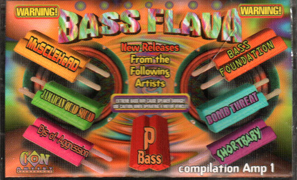 Various : Bass Flava: Con Artist Recordings Compilation Amp 1 (Cass, Comp)