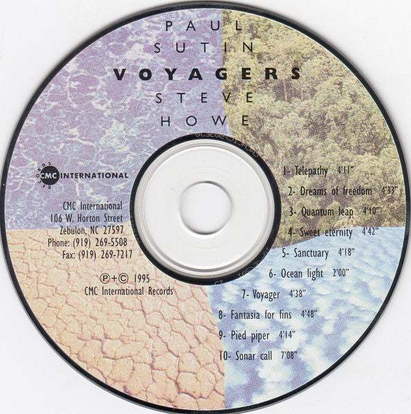 Paul Sutin • Steve Howe : Voyagers (CD, Album)