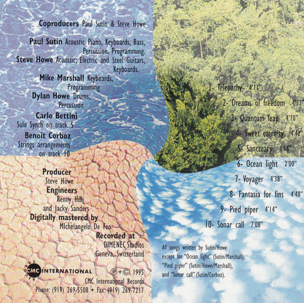Paul Sutin • Steve Howe : Voyagers (CD, Album)