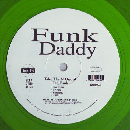 Funk Daddy : Take The N Out Of The Funk / Planet Path (12", Gre)