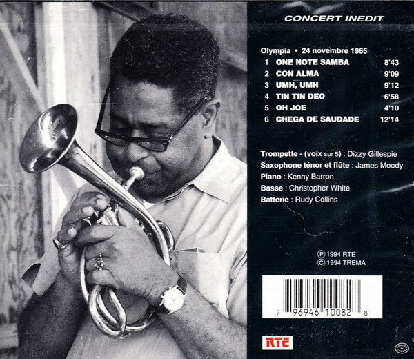 Dizzy Gillespie And His Quintet* Featuring James Moody : En Concert Avec Europe 1 - Olympia 24 Novembre • 1965 (CD, Album)
