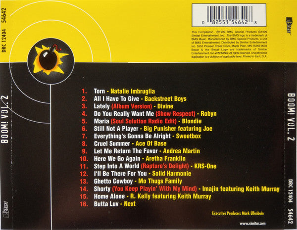 Various : Boom! Vol. 2 - 16 Explosive Hits (CD, Comp)