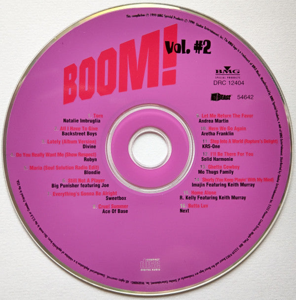 Various : Boom! Vol. 2 - 16 Explosive Hits (CD, Comp)