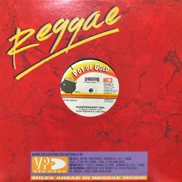 Tanya Stephens & Lady Saw / Ghost (6) : Independent Gal / Little Miss Cutie (12")