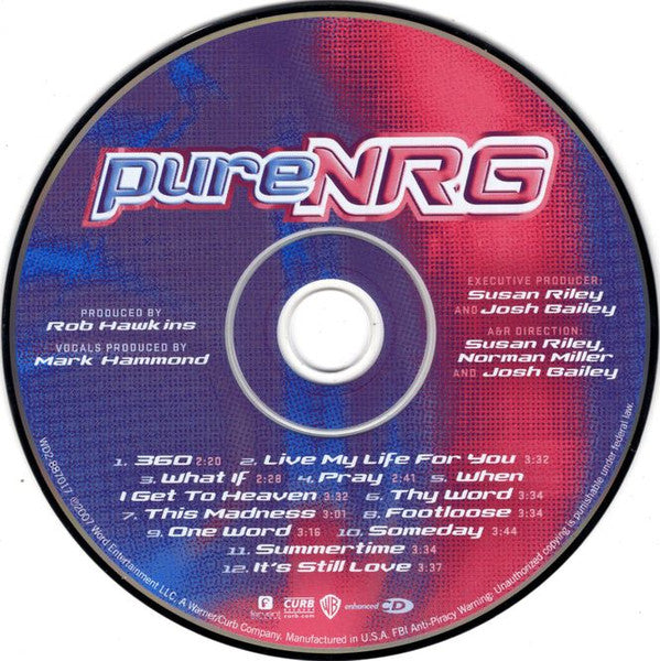 PureNRG (2) : PureNRG (CD, Album, Enh)