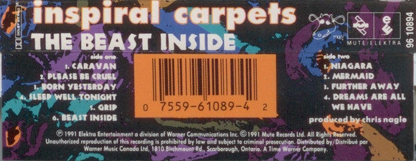Inspiral Carpets : The Beast Inside (Cass, Album, Dol)