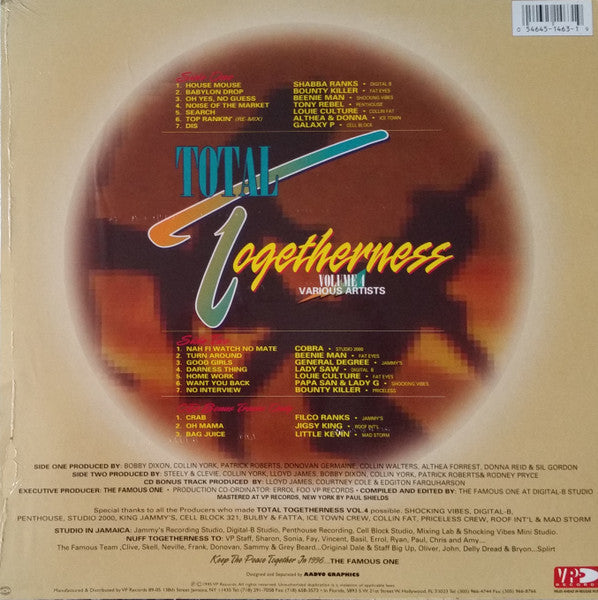 Various : Total Togetherness Volume 4 (LP, Comp)