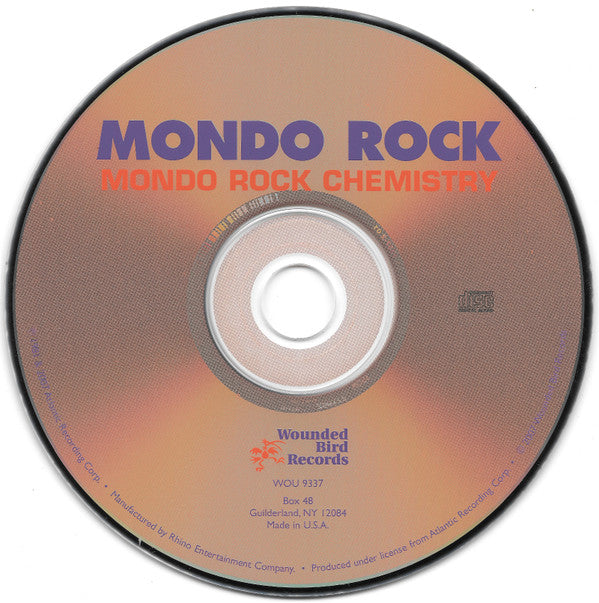 Mondo Rock : Mondo Rock Chemistry (CD, Album)