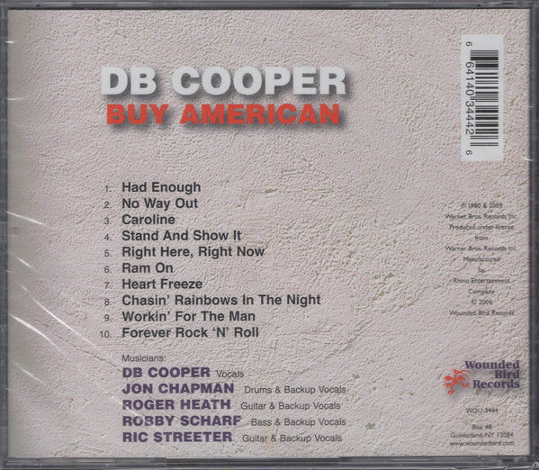 DB Cooper : Buy American (CD, Album)