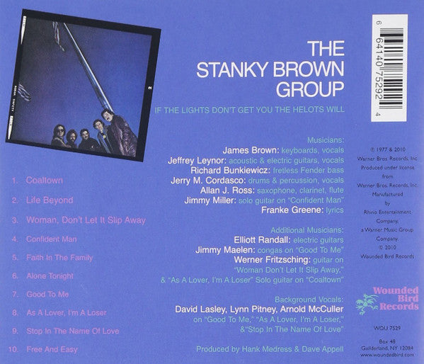 The Stanky Brown Group : If The Lights Don't Get You The Helots Will (CD, Album, RE)