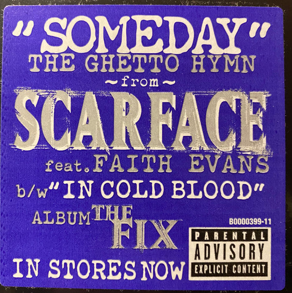 Scarface (3) : Someday / In Cold Blood (12")
