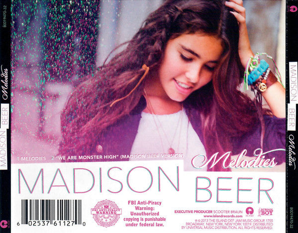 Madison Beer : Melodies (CD, Single)