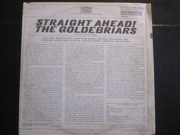 The Goldebriars* : Straight Ahead! (LP, Album, RE)
