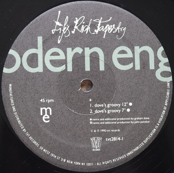 Modern English : Life's Rich Tapestry (12")
