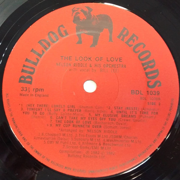 Nelson Riddle And His Orchestra : The Look Of Love (LP, Comp)