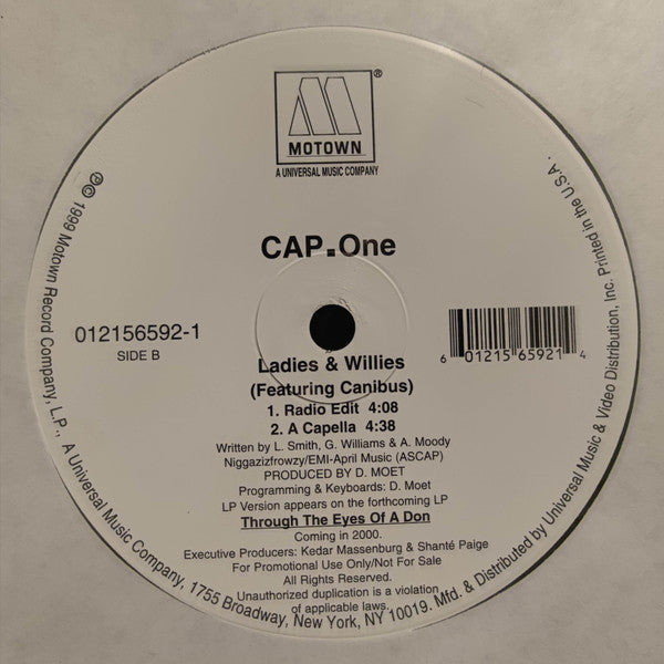 Cap.One Feat. Canibus : Ladies & Willies (12")