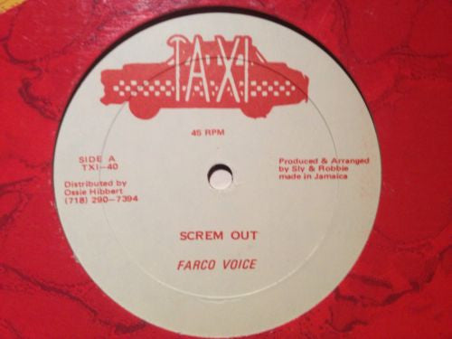 Fargo Voice / Frankie Paul : Screm Out / Dance Hall Don (12")