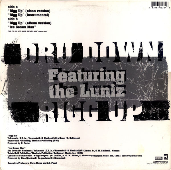 Dru Down Featuring Luniz : Rigg Up (12", Single)