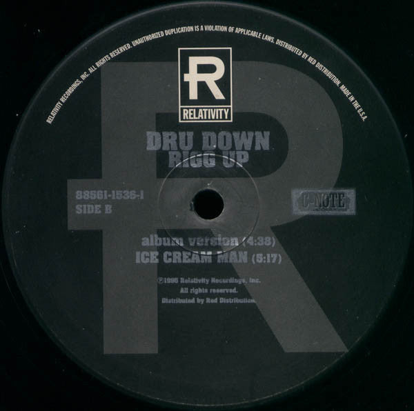 Dru Down Featuring Luniz : Rigg Up (12", Single)