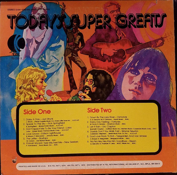 Various : Today's Super Greats - Part-3 (LP, Comp, Ltd)