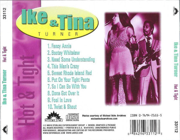Ike & Tina Turner : Hot & Tight (CD, Album, Comp)