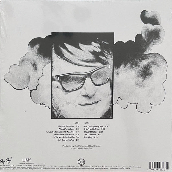 Roy Orbison : Memphis (LP, Album, RE)