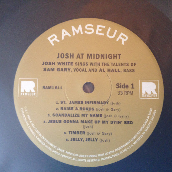 Josh White : Josh At Midnight (LP, Album, Mono, RE, RM)