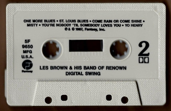 Les Brown And His Band Of Renown : Digital Swing (50th Anniversary Les Brown And His Band Of Renown) (Cass, Album)