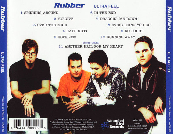Rubber (6) : Ultra Feel (CD, Album, RE)