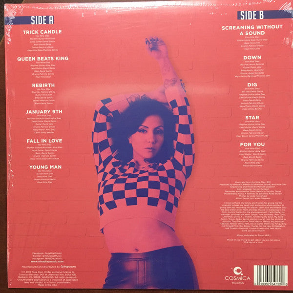 Nina Diaz : The Beat Is Dead (LP, Album, Ltd, Tra)