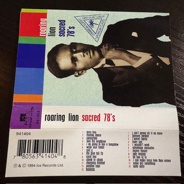 Roaring Lion : Sacred 78's (Cass, Comp)