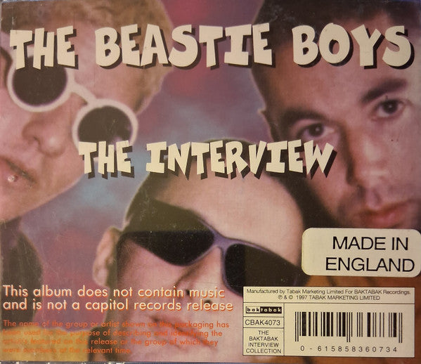 Beastie Boys : The Interview (CD, Album, Unofficial)