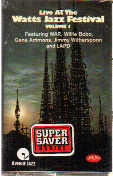 Willie Bobo / LAPD (2) / Jimmy Witherspoon / Gene Ammons, War : Live At The Watts Jazz Festival - Volume 1 (Cass, Album)