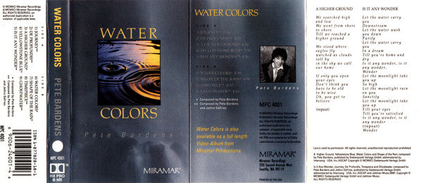 Peter Bardens : Water Colors (Cass, Album, Dol)